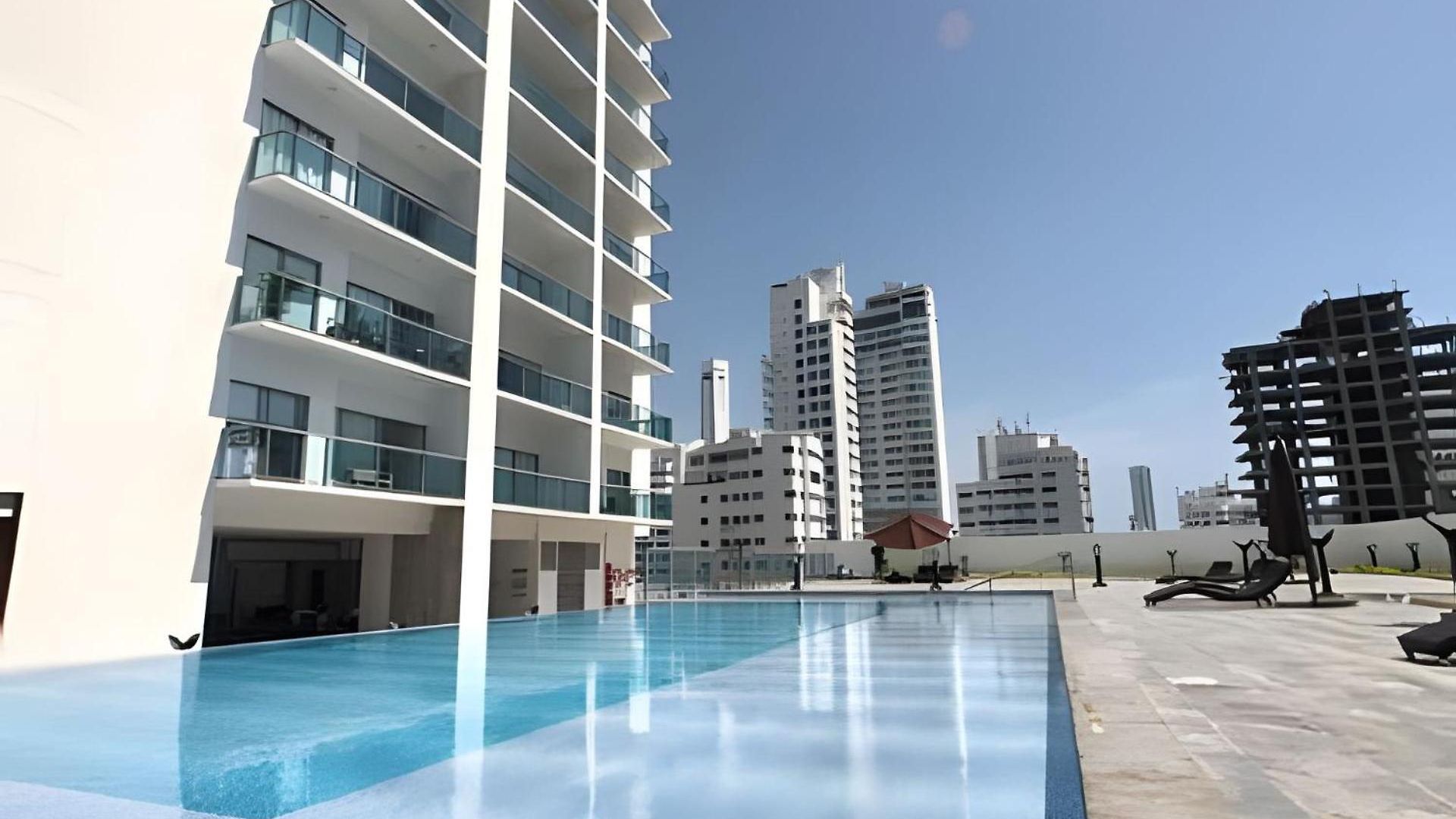 Hermoso Apto De 1 Hab Con Vista Al Mar - Piso 10 Cartagena