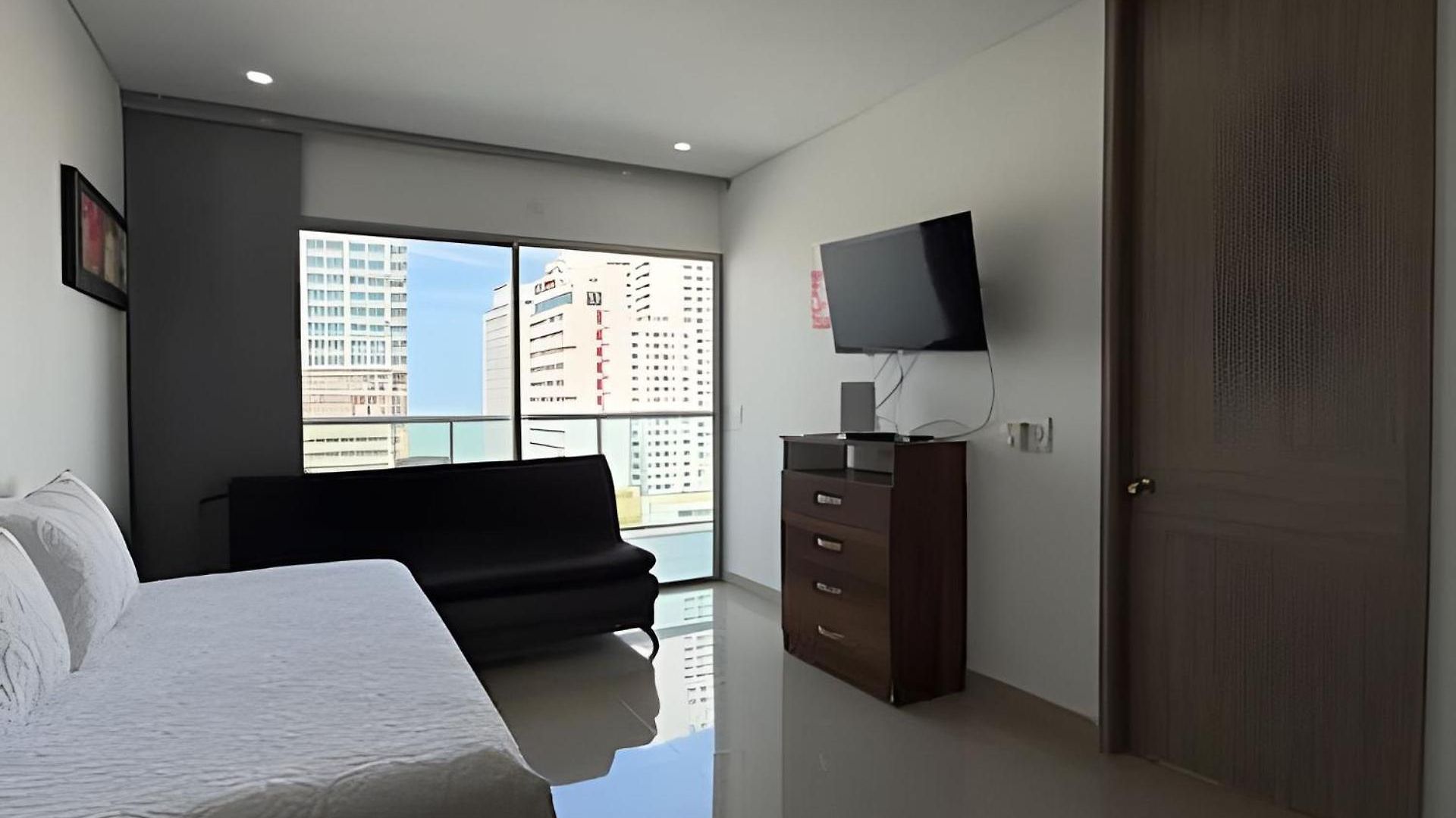 Hermoso Apto De 1 Hab Con Vista Al Mar - Piso 10 * Cartagena