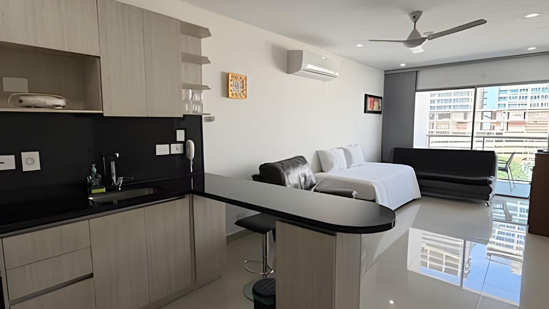 Apartamento Hermoso Apto De 1 Hab Con Vista Al Mar - Piso 10 Cartagena