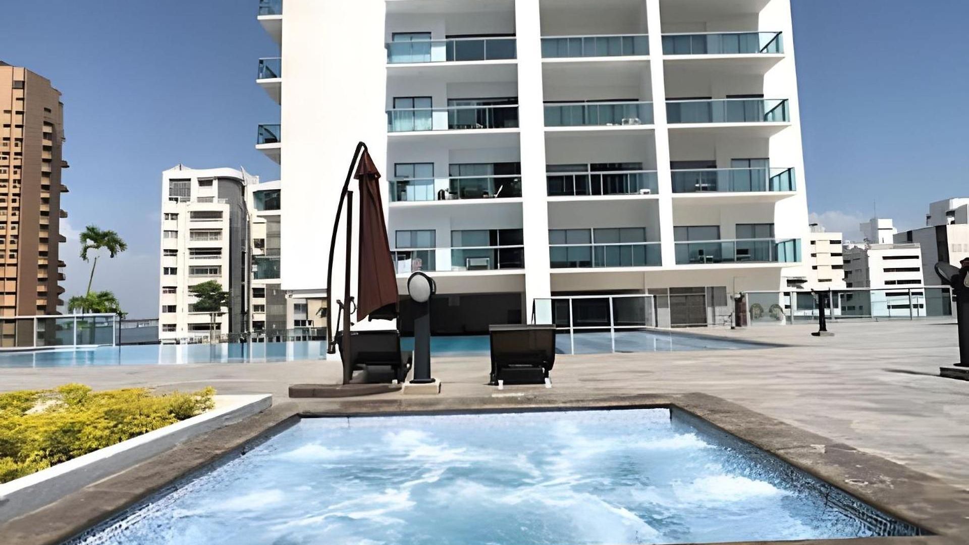 Apartamento Hermoso Apto De 1 Hab Con Vista Al Mar - Piso 10 Cartagena