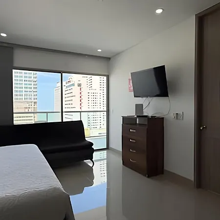 Hermoso Apto De 1 Hab Con Vista Al Mar - Piso 10 * Cartagena