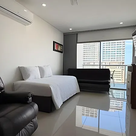 Hermoso Apto De 1 Hab Con Vista Al Mar - Piso 10 Apartamento *