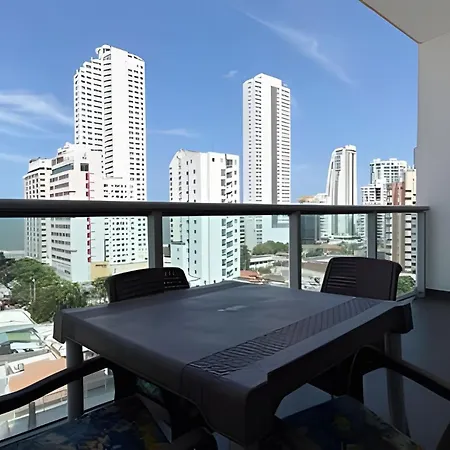 Hermoso Apto De 1 Hab Con Vista Al Mar - Piso 10 Apartamento Cartagena