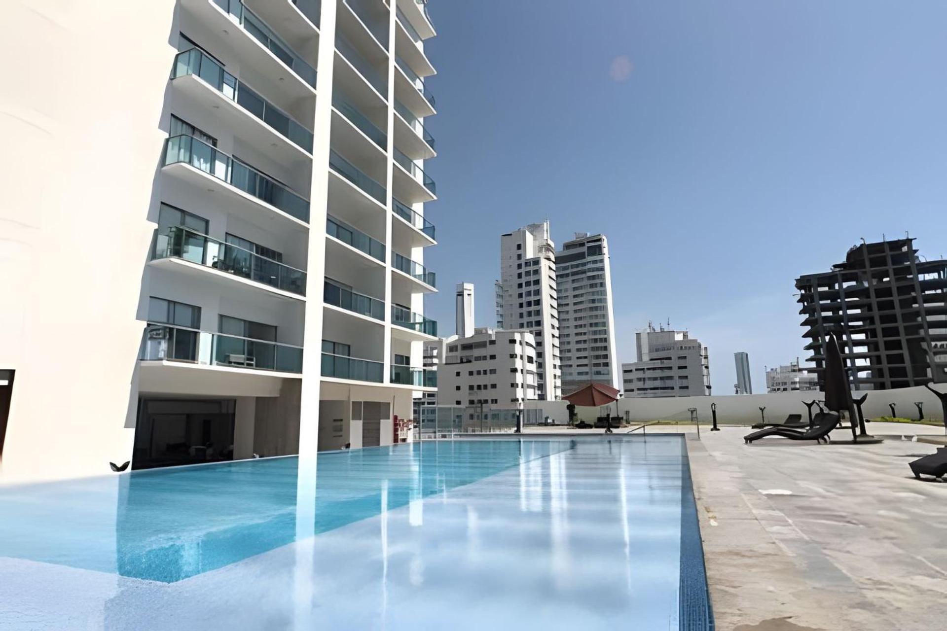 Hermoso Apto De 1 Hab Con Vista Al Mar - Piso 10 Cartagena
