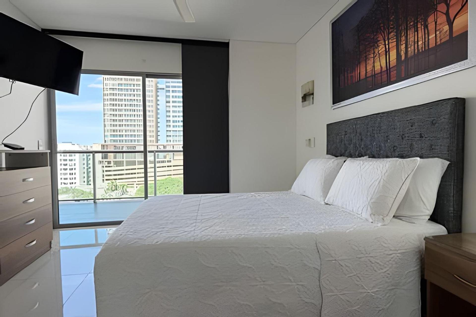 Hermoso Apto De 1 Hab Con Vista Al Mar - Piso 10 Cartagena