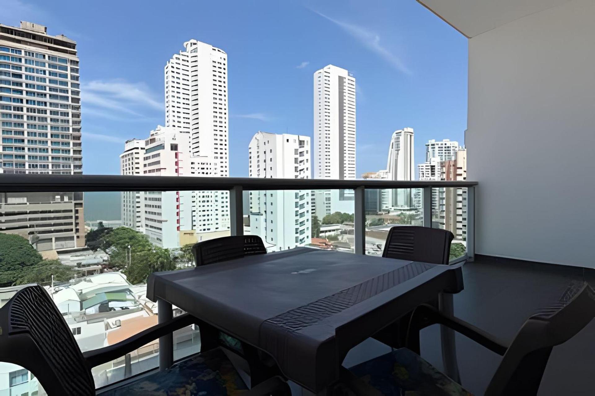 Hermoso Apto De 1 Hab Con Vista Al Mar - Piso 10 Apartamento Cartagena
