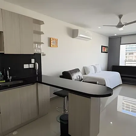 Apartamento Hermoso Apto De 1 Hab Con Vista Al Mar - Piso 10 Cartagena