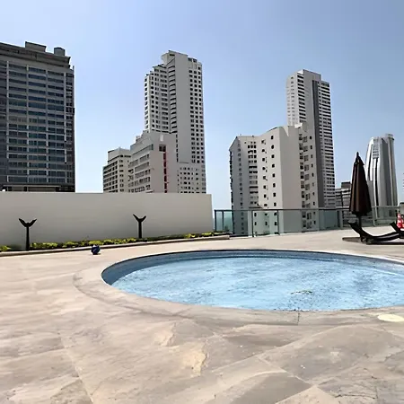 Hermoso Apto De 1 Hab Con Vista Al Mar - Piso 10 Cartagena