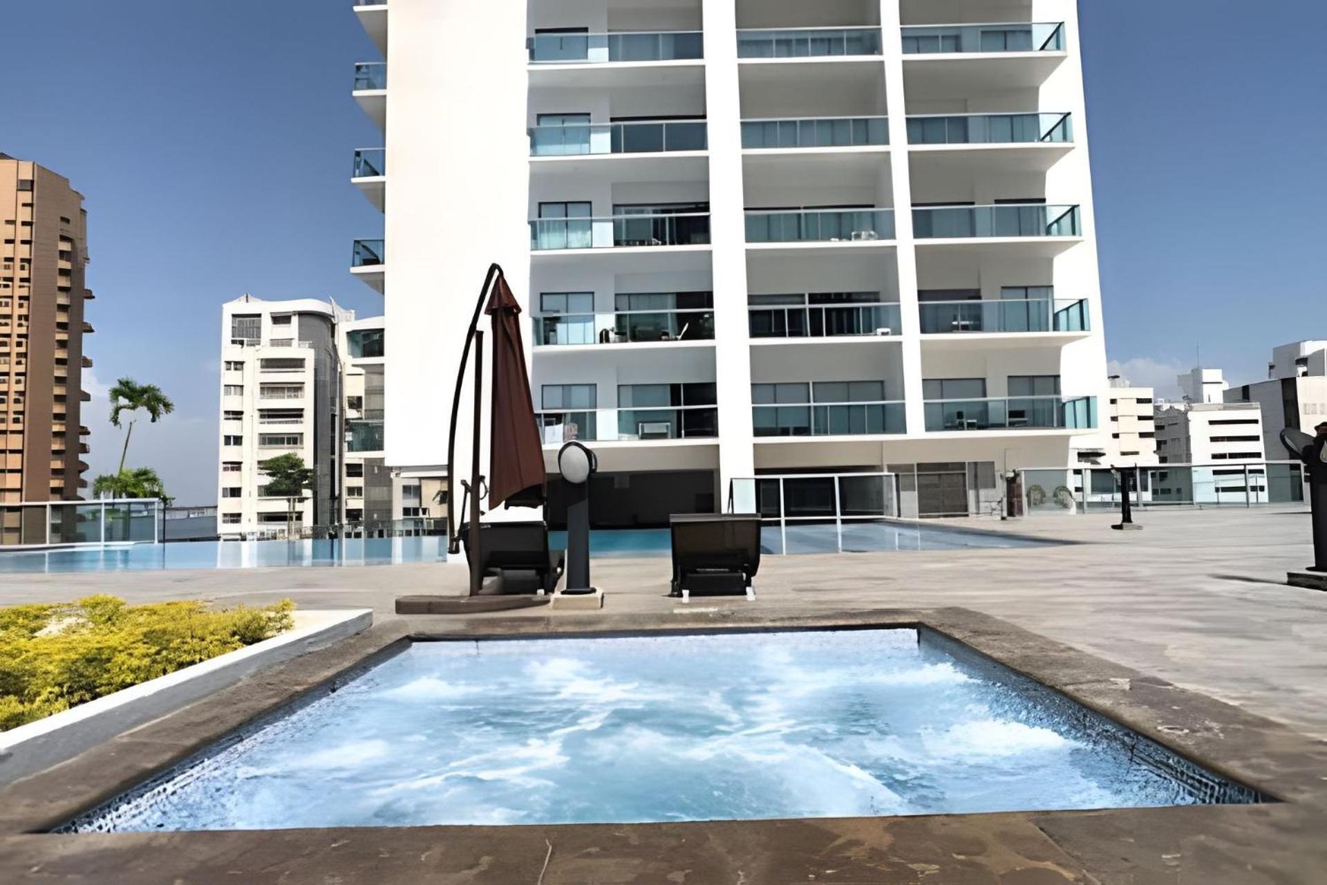 Apartamento Hermoso Apto De 1 Hab Con Vista Al Mar - Piso 10 Cartagena